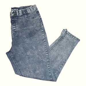 No boundaries super high rise dark acid wash jeans